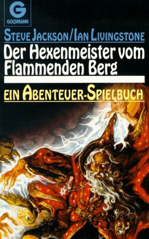 Der Hexenmeister vom Flammenden Berg by Russ Nicholson, Steve Jackson, Ian Livingstone