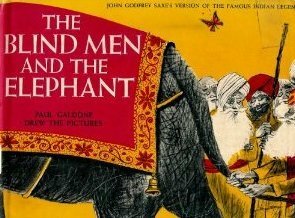 The Blind Men and the Elephant by John Godfrey Saxe, Paul Galdone