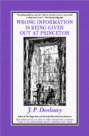 Wrong Information is Being Given Out at Princeton: The Chronicle of One of the Strangest Stories Ever to Be Rumoured about Around New York by J.P. Donleavy, Elliot Banfield