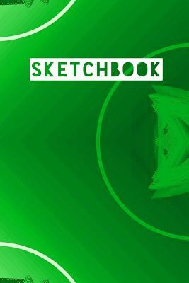 Sketchbook: Abstract Circle Rings Green Design by Frasier Cheng-Binns