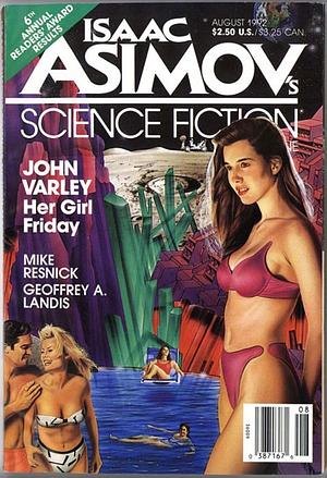 Isaac Asimov's Science Fiction Magazine, August 1992 by Gardner Dozois