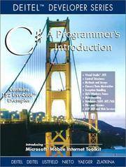 C# a Programmer's Introduction by Paul Deitel, Jeffrey A. Listfield, Harvey Deitel