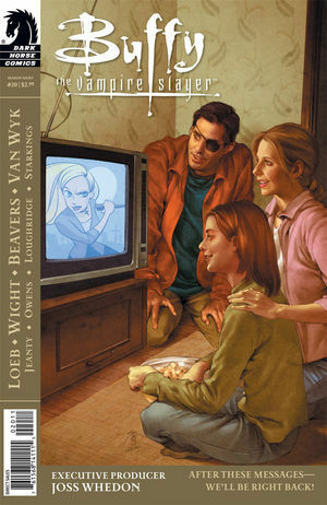 Buffy the Vampire Slayer: After These Messages... We'll be right back! by Ethen Beavers, Richard Starkings, Georges Jeanty, Eric Wight, Adam Van Wyk, Jeph Loeb, Joss Whedon, Lee Loughridge, Andy Owens