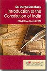 Introduction To The Constitution Of India by Durga Das Basu