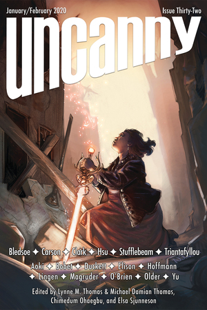 Uncanny Magazine Issue 32: January/February 2020 by Chimedum Ohaegbu, Elsa Sjunneson, Michael Damian Thomas, Lynne M. Thomas