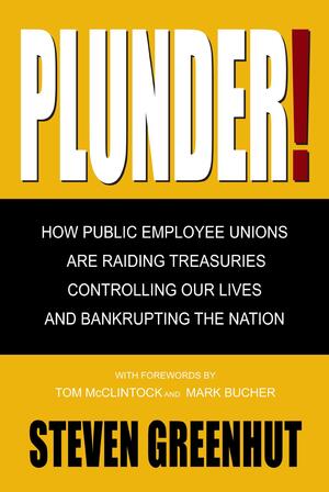 Plunder!: How Public Employee Unions Are Raiding Treasuries Controlling Our Lives and Bankrupting the Nation by Steven Greenhut