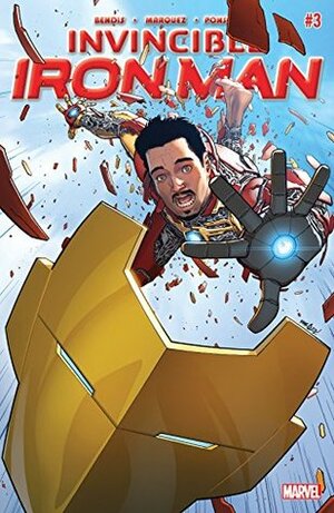 Invincible Iron Man (2015-2016) #3 by David Marquez, Brian Michael Bendis, Justin Ponsor