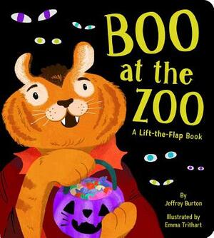 Boo at the Zoo: A Lift-The-Flap Book by Jeffrey Burton