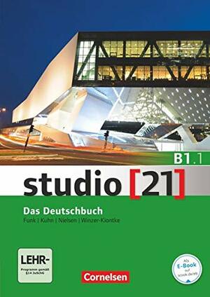 studio 21 - Grundstufe B1: Teilband 01. Das Deutschbuch (Kurs- und Übungsbuch mit DVD-ROM): DVD: E-Book mit Audio, interaktiven Übungen, Videoclips by Britta Winzer-Kiontke, Friederike Jin, Christina Kuhn, Anita Grunwald, Hermann Funk, Laura Nielsen