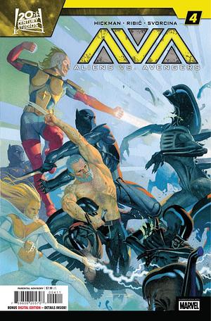 Aliens Vs. Avengers #4 by Jonathan Hickman