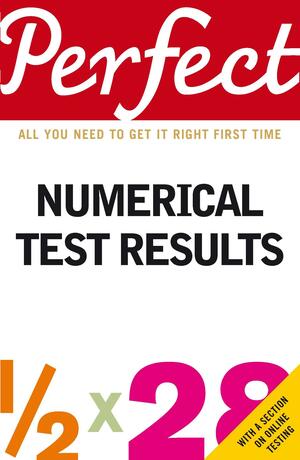 Perfect Numerical Test Results by Ian Newcombe, Joanna Moutafi, Joanna Moutafi