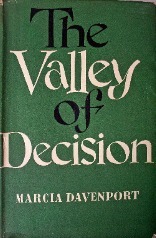 The Valley of Decision by Marcia Davenport