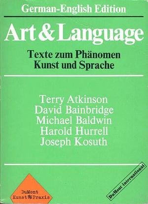 Art & Language: Texte zum Phänomen Kunst und Sprache by Gerd de Vries, Paul Maenz
