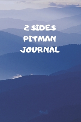 2 Sides: 90 Pages of 6 X 9 Inch Bound Pitman College Ruled Half and Half Vertical Separation White Pages by Larry Sparks