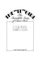 The "It" Girl: The Incredible Story of Clara Bow by Joe Morella, Edward Z. Epstein