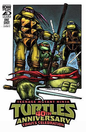 Teenage Mutant Ninja Turtles: 40th Anniversary Comics Celebration by Jim Lawson, Jim Lawson