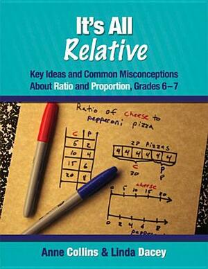 It's All Relative: Key Ideas and Common Misconceptions about Ratio and Proportion, Grades 6-7 by Linda Dacey, Anne Collins