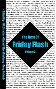 Best of Friday Flash Volume Two by Cathy Olliffe-Webster, P.J. Kaiser, Lauren Cude, Nettie Thomson, Lisamarie Lamb, John Wiswell, Jason Warden, Trevor Belshaw, Angie Capozello, Adam Keeper, Deanna Schrayer, Michael Tate, S.G. Larner, David Garrett, Donald Conrad, Jodi Cleghorn, Monica Marier, Laura Eno, Linda Simoni-Wastila, Mari Juniper, Kaolin Fire, Keith Dugger, Maria Kelly, Chuck Allen, T.S. Bazelli, Carrie Clevenger, Katherine Nabity, Tony Noland, Kevin J. Mackey, Jason Coggins, Eric J. Krause, J.M. Strother, Rachel Blackbirdsong, Peter Domican, Stephen Hewitt, Sam Adamson, Alan W. Davidson, Mike Robertson, Philip Ellis, Timothy Collard, Marc Nash, Adam Byatt, Icy Sedgwick, Janet Aldrich, Peggy McFarland, Jen Brubacher, Emma Kerry, A.M. Harte, Virginia Moffatt, Michael Phillips