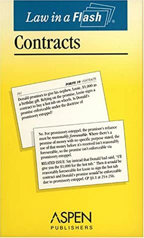 Contracts (Law in a Flash) by Steven L. Emanuel