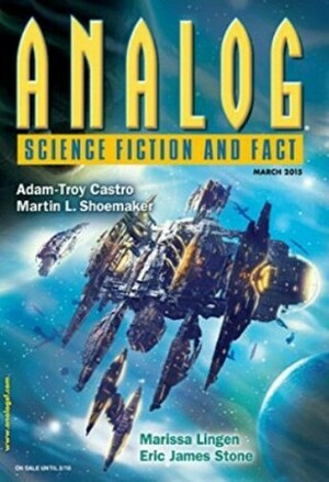 Analog Science Fiction & Fact, March 2015 by Marissa Lingen, Martin L. Shoemaker, Erick Melton, Brian Trent, Ron Collins, Adam-Troy Castro, Eric James Stone, Phoebe Barton, Elizabeth R. Adams, Trevor Quachri, Ryan W. Norris