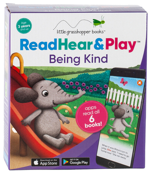 Read Hear & Play: Being Kind (6 Book Set & Downloadable Apps!) by Little Grasshopper Books, Nicole Sulgit