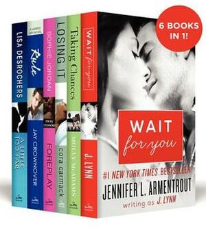 The Between the Covers New Adult 6-Book Boxed Set: Wait for You, Losing It, Taking Chances, A Little Too Far, Rule, and Foreplay by J. Lynn, Sophie Jordan, Lisa Desrochers, Jay Crownover, Jennifer L. Armentrout, Cora Carmack, Molly McAdams
