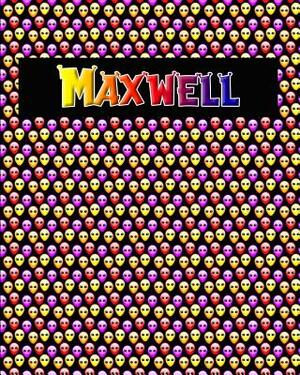 120 Page Handwriting Practice Book with Colorful Alien Cover Maxwell: Primary Grades Handwriting Book by Sheldon Franks