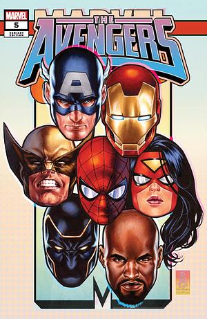 Avengers #5 (Mark Brooks Corner Box Variant Cover) by Jed Mackay