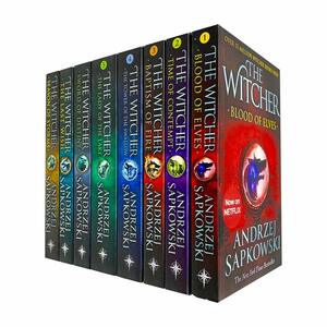 Witcher Series 8 Books Collection Set (The Last Wish, Sword of Destiny, Blood of Elves, Time of Contempt, Baptism of Fire & Seasons of Storm) by Andrzej Sapkowski