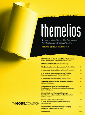 Themelios, Volume 44, Issue 1 by D. A. Carson