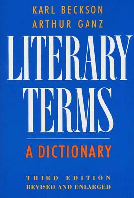 Literary Terms by Beckson Karl, Karl Beckson