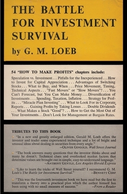 The Battle For Investment Survival by Gerald M. Loeb