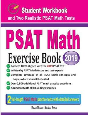 PSAT Math Workbook: Exercises, Activities, and Two Full-Length PSAT Math Practice Tests by Reza Nazari, Michael Smith