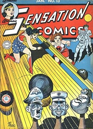 Sensation Comics (1942-1952) #13 by Howard Purcell, Jon Blummer, Sheldon Moldoff, William Marston, Evelyn Gaines, Ted Udall, Harold Sharp, Harry Peter, Chuck Winter, Irwin Hasen, Arthur Nugent