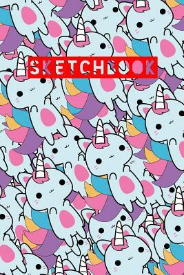 Sketchbook: Unicorn Cat Cute Kawaii Pattern by Frasier Cheng-Binns
