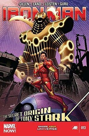 Iron Man #13 by Greg Land, Jay Leisten, GURU-eFX, Kieron Gillen, Ionuț Olteanu, Alex Trofin, Mircea Pricăjan, Linda Pricăjan