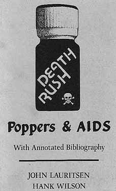 Death Rush: Poppers &amp; AIDS by John Lauritsen, Hank Wilson