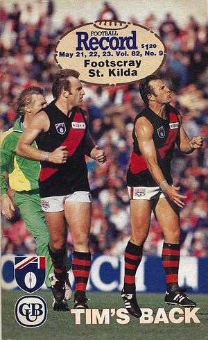 1993 Round 9 Footy Record Footscray vs. St. Kilda by 