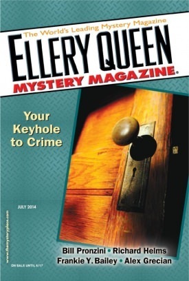 Ellery Queen Mystery Magazine, July 2014 by Steve Steinbock, Bill Pronzini, Meredith Frazier, Alex Grecian, Peter Turnbull, Carlos Orsi, Percy Spurlark Parker, Penny Hancock, Bill Crider, Clifford E. Landers, Frankie Y. Bailey, Jenny Milchman, Richard Helms, Janet Hutchings