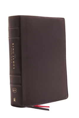 The King James Study Bible, Genuine Leather, Black, Full-Color Edition by Thomas Nelson