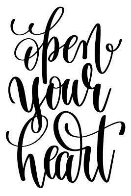 Open Your Heart: 6x9 College Ruled Line Paper 150 Pages by Startup