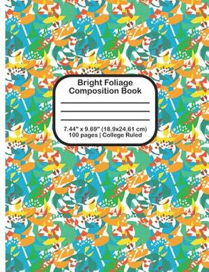 Bright Foliage Composition Book by Terri Jones