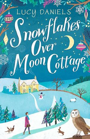 Snowflakes over Moon Cottage by Lucy Daniels