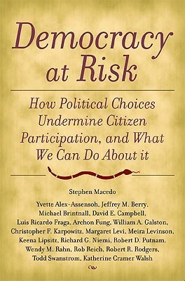 Democracy at Risk: How Political Choices Undermine Citizen Participation, and What We Can Do About It by Stephen Macedo, Jeffrey M. Berry