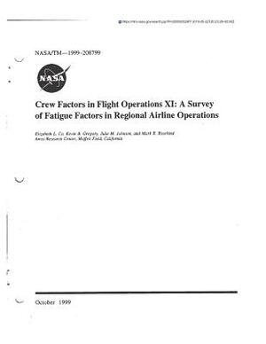 Crew Factors in Flight Operations. 11; A Survey of Fatigue Factors in Regional Airline Operations by National Aeronautics and Space Adm Nasa