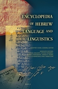 Encyclopedia of Hebrew Language and Linguistics (4 Vols.) by David L. VanderZwaag, D.A. Russell