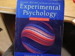 Study Guide for Myers/Hansen's Experimental Psychology, 6th by Anne Myers