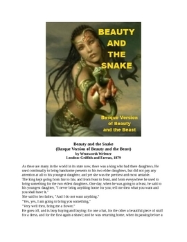 Beauty and the Snake: Basque Version of Beauty and the Beast by Wentworth Webster