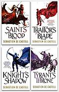 The Greatcoats Series 4 Books Collection Set by Sebastien de Castell - Traitors Blade, Knights Shadow, Saints Blood, Tyrant Throne