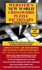 Webster's New World Crossword Puzzle Dictionary by Jane Shaw Whitfield, Donald Stewart, Michael Agnes